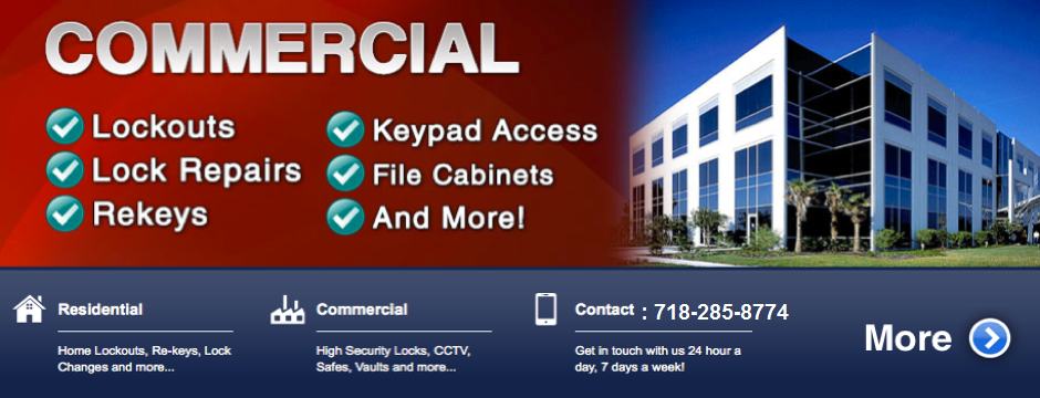commercial residential and auto key locksmith 